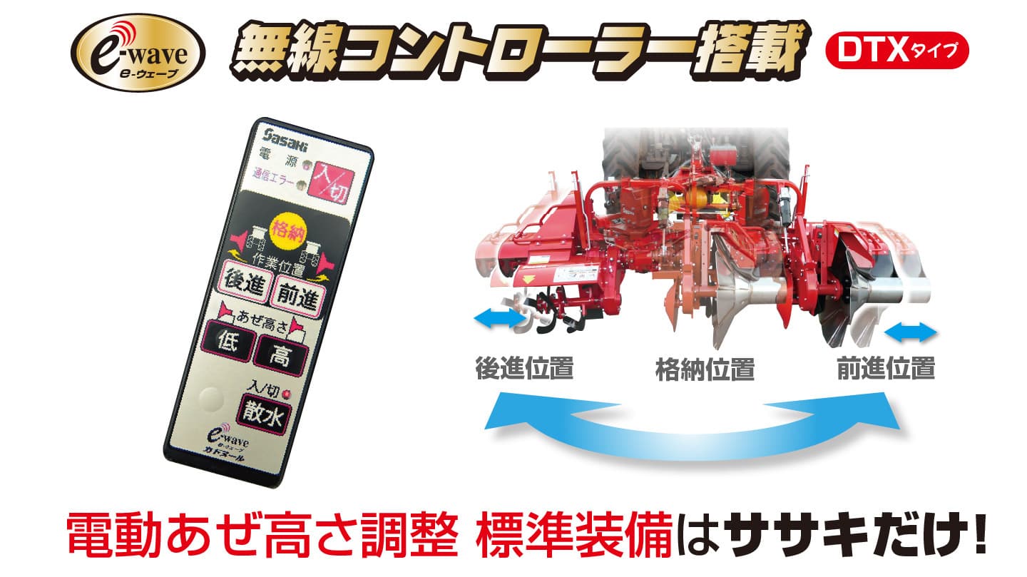 リバースあぜぬり機 カドヌールKV152│株式会社ササキ