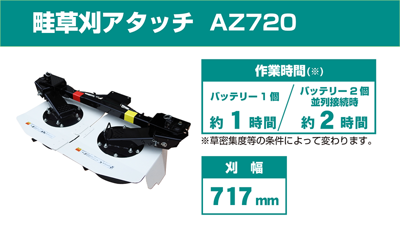 畦草刈アタッチ│株式会社ササキコーポレーション 畦草刈アタッチ│株式会社ササキコーポレーション