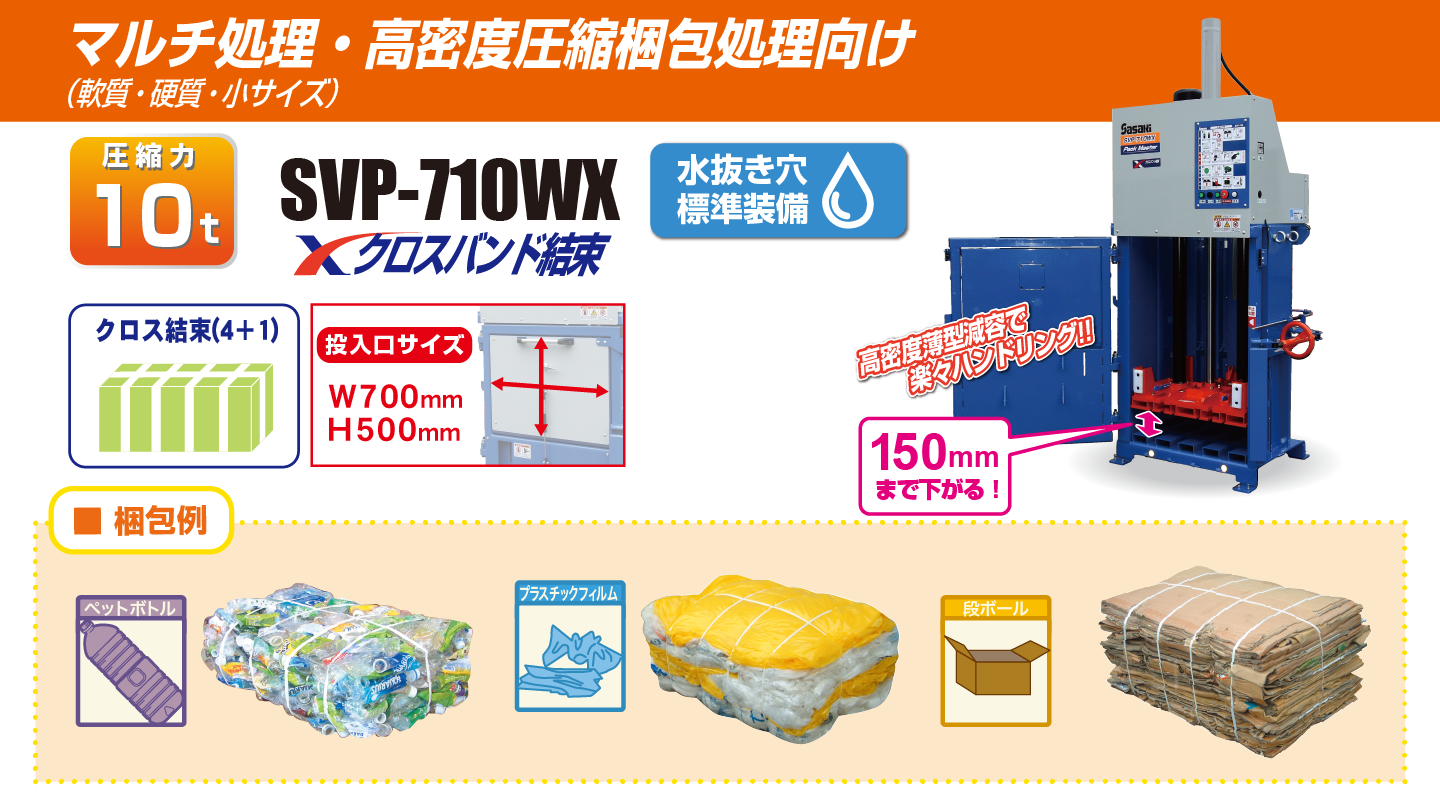 SVP504W・710WX・525W│株式会社ササキコーポレーション SVP504W・710WX・525W│株式会社ササキコーポレーション