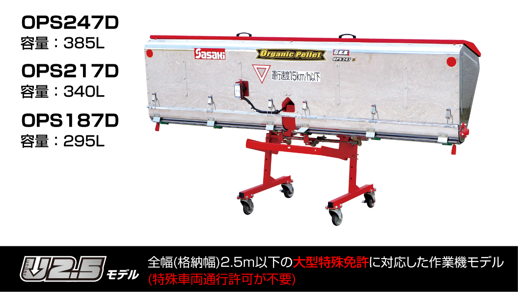 OPS247D/217D/187DはU2.5モデル